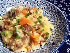 羊肉焖米饭