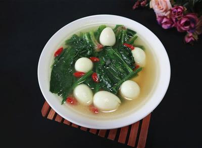 珍珠菠菜汤