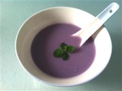 奶味紫薯米糊