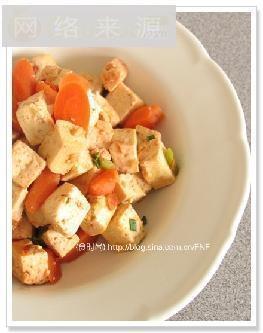 腐乳豆腐炖胡萝卜