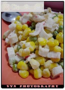 海鲜玉米青豆沙拉