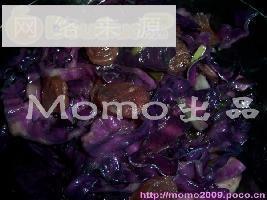 腊肠紫椰菜