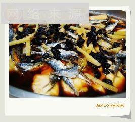 豆腐蒸金线鱼