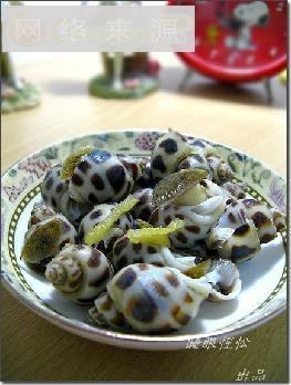 白灼花螺