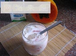 奶香木瓜炖雪蛤的热量