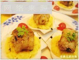 金黄玉米扇贝