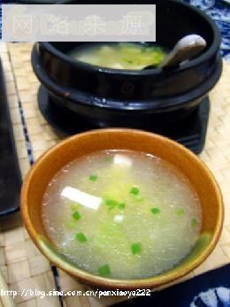 猪骨白菜豆腐汤