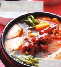 韩式牛肉锅
