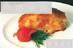 茴香酥皮烤鲑鱼