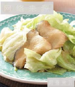 鲍鱼菇蚝油炒美生菜