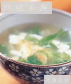 菠菜豆腐汤