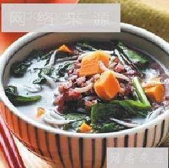 紫米蔬菜粥