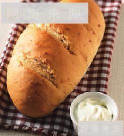 核桃高纤面包