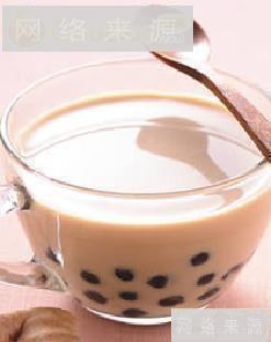 姜汁珍珠奶茶