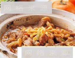 金菇芽菜肉片汤