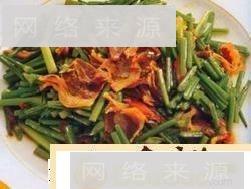 韭菜炒羊肝