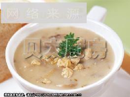 奶油鸡茸蘑菇汤