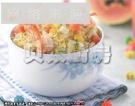 木瓜海鲜炒饭