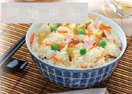 爱心白米饭-巧变杂菜丝饭