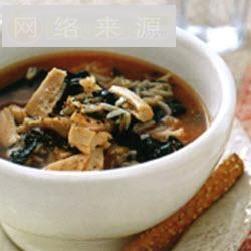 火鸡菠菜米粒汤