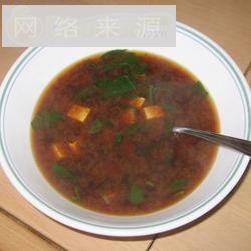 日式豆腐味噌汤的热量