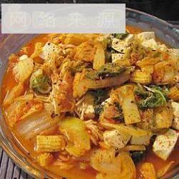 泡菜金菇烩豆腐的热量