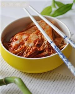正宗韩式料理-韩国辣白菜的热量