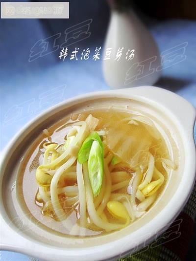 韩式泡菜豆芽汤