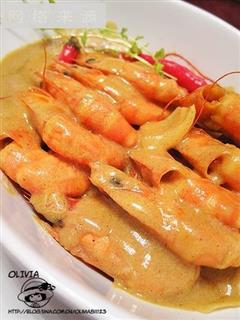 泰式咖喱虾的热量
