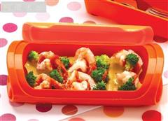 硅胶蒸菜盒食谱  虾子蛋黄酱