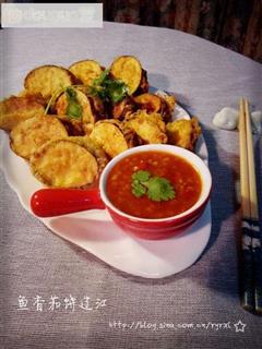 特色川菜-鱼香茄饼过江