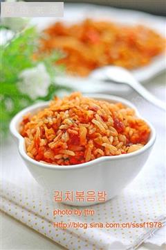 韩式辣白菜炒饭的热量
