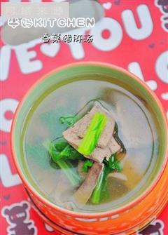 春菜猪肝汤的热量