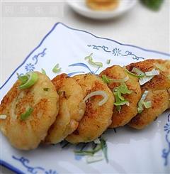 香煎土豆虾仁饼