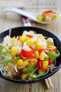 椰丝素炒饭