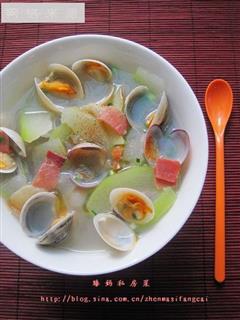冬瓜火腿蛤蜊汤