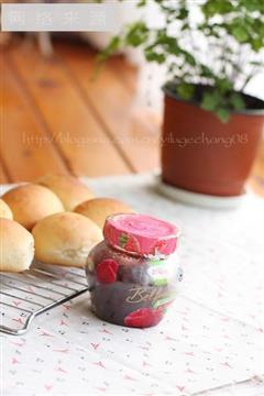 树莓椰蓉小餐包