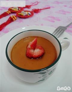 草莓焦糖蛋奶布丁的热量