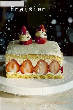 法式草莓奶油蛋糕