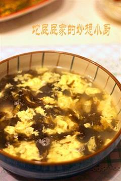 紫菜虾米蛋花汤