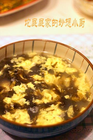 紫菜虾米蛋花汤