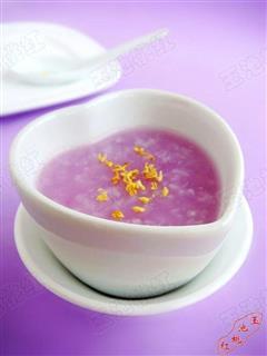 桂花紫薯粥