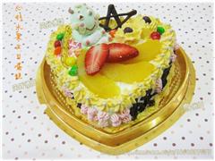 心形水果生日蛋糕
