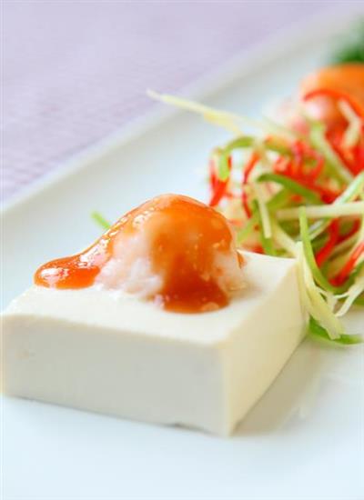 虾丸酿豆腐
