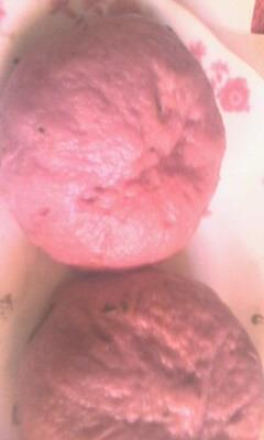 紫薯馒头和红糖包子
