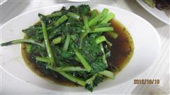 橄榄菜炒油菜