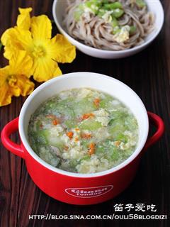 丝瓜海胆汤