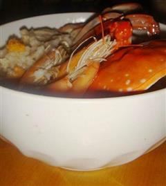 海蟹鲜虾粥的热量