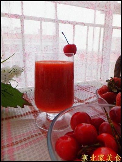草莓樱桃汁