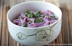 紫薯葱油面